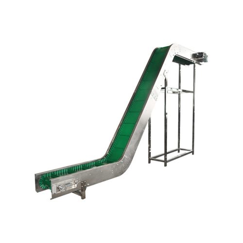 Custom Inclined Cleated Belt Conveyor for Material Lifting and Industrial Material Handling